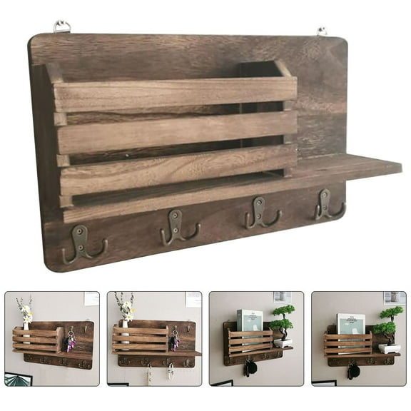 Raindrops  Rustic Wall Shelves Rack Decorative Shelf Practical Storage