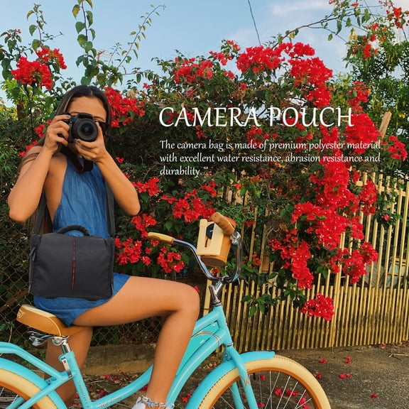 CRILSTYLEO Small Camera Pouch Shockproof 1Pack 10.61X7.86X5.50in