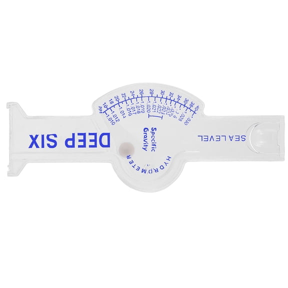 Raindrops Salinity Gravimeter White Hydrometer for Fish Tanks Accurate Salinimeter Reading