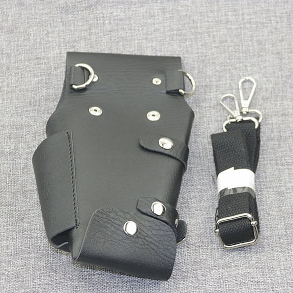 Raindrops Salon Supplies for Hairstylist 1Pack Shears in Black with Tool Storage and Scissors Case Feature