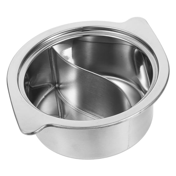 Raindrops Sauce Pot With Lid Hot Pot Stainless Steel Even Heating for Professional Chefs 1 Set