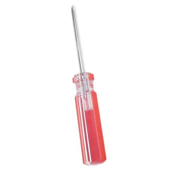 Raindrops Red Y-Shaped Screwdriver with Stainless Steel Tip for Home Repair, Projects and Electronics