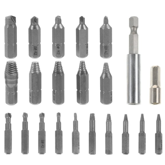 Raindrops  Screw Extractor Drill Bit Stripped Bolt Remover Cordless Bolts