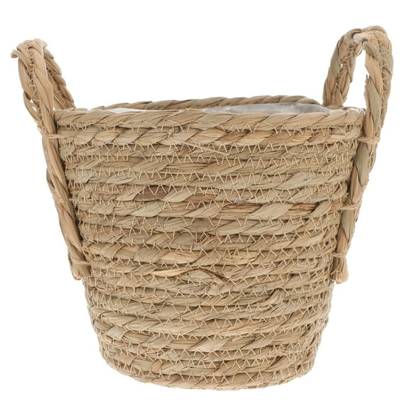 Raindrops Seagrass Basket  Woven 20CM
