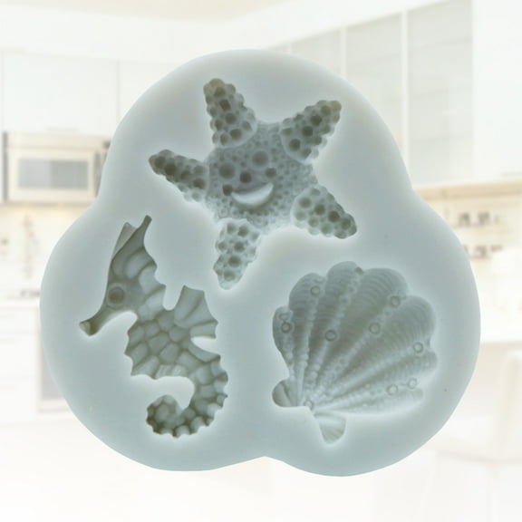 Raindrops Seahorse Shell Mold Baking Supplies Cake for Decorating Tools