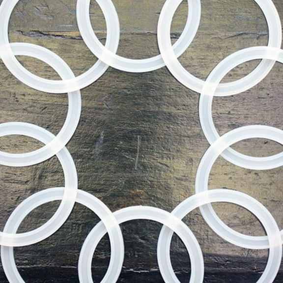 Raindrops Sealing Rings 20Pcs for Mason Jars Platinum Cured Silicone Leak Proof