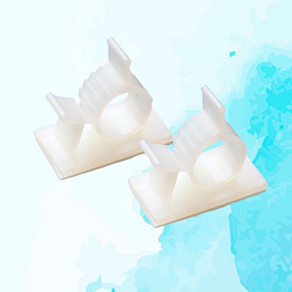 Raindrops Self-Adhesive Cable Clips 50Pack for Wall Mounting and Desk ...
