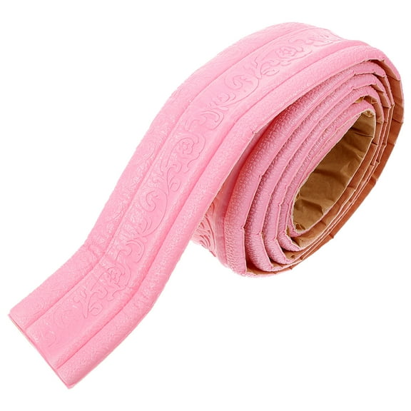 Raindrops Durable Pink Foam Self Adhesive Wall Trim for Versatile Home Ceiling Decoration