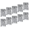thumbnail image 1 of Raindrops Self Adhesive Vinyl Letters Numbers Kit 10 Sheets PVC for Mailbox Decals, 1 of 8