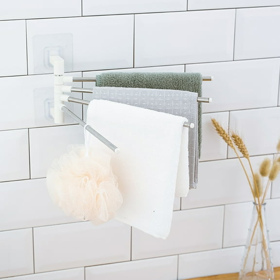 SHINYPASING Bathroom Wall Rack ABS Multi 1Set Practical Design