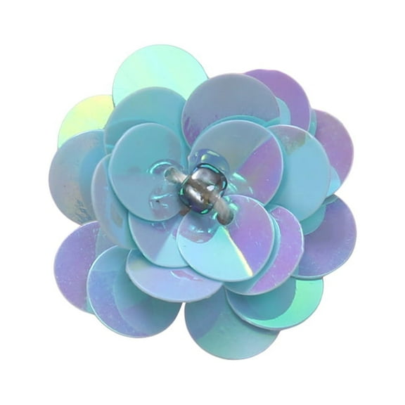 Raindrops  Sequins for Crafts Making Garment Accessories Fabric Camellia Brooch Pins Embroidery Blue