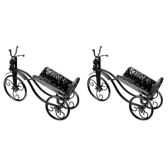 Raindrops Set of 2 Bike Wine Rack Decoration Living Room Kitchen