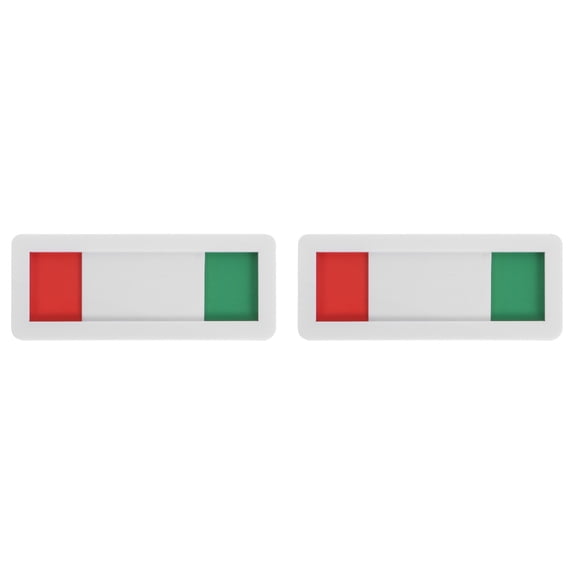 Raindrops Set of 2 Close/Open Status Signs for Work Office Door Indicator