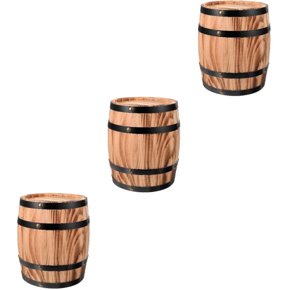 Raindrops Set of 3 Decor Decanter Decorative Props for Coffee Table and Home Display