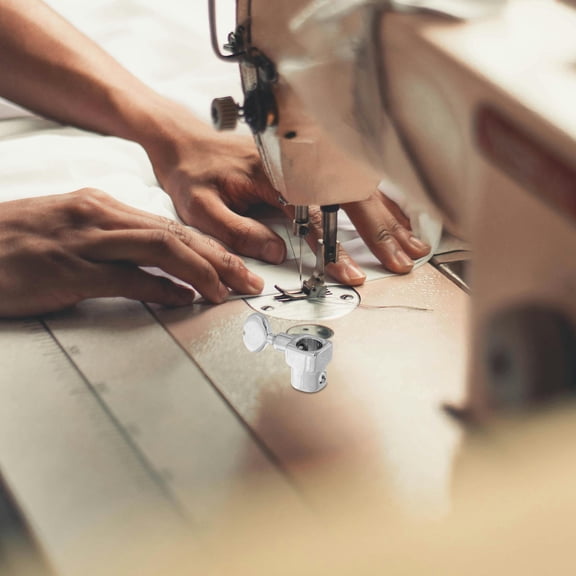 Raindrops Metal Sewing Machine Clamp Replacement with Rotatable Needle Holder for Precise Stitching