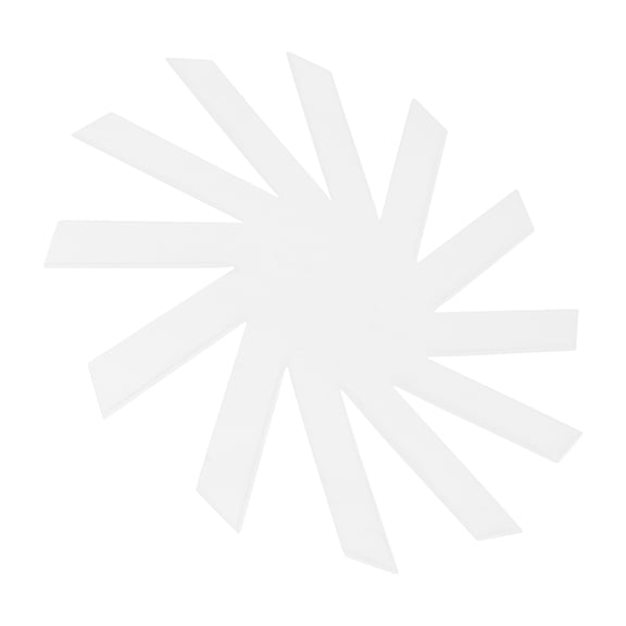 Raindrops Transparent Acrylic Sewing Template with Woven Pattern for Craft Projects and Fabric Design Tools