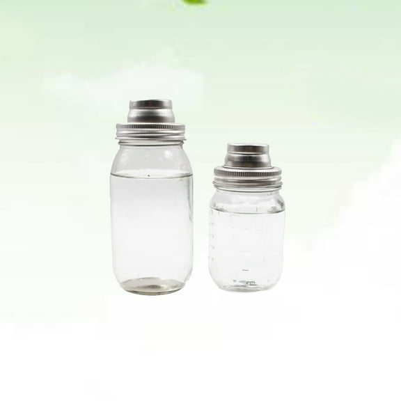 Raindrops Shaker Lid for Mason Jar 70MM Leakproof Sealing Caps 1Pack Stainless Steel Cover for Glass Bottle Travel