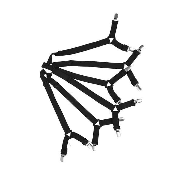 Raindrops Sheet Bed Sheet Fasteners Clips Elastic Strap Holder For Bed Mattress Cover Easy To Install Fits Flat Fitted