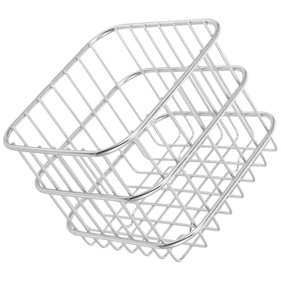 Raindrops  Shelf Cutlery Kitchen Dish Drainer Rack Basket Colander Sink Strainer Silver