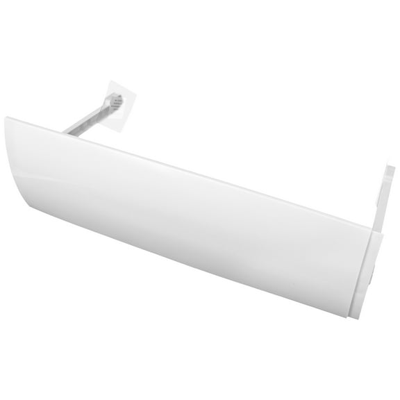 Raindrops Shield Air Guide for Air Conditioner 58x16cm White