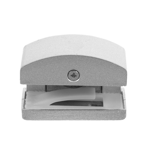 HONMEET Retractable Shower Door Bottom Guide Silver for Homeowners 1 Set