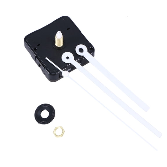 Raindrops Silent Clock Movement Kits for DIY Clock Replacement (White Straight Clock Hand)