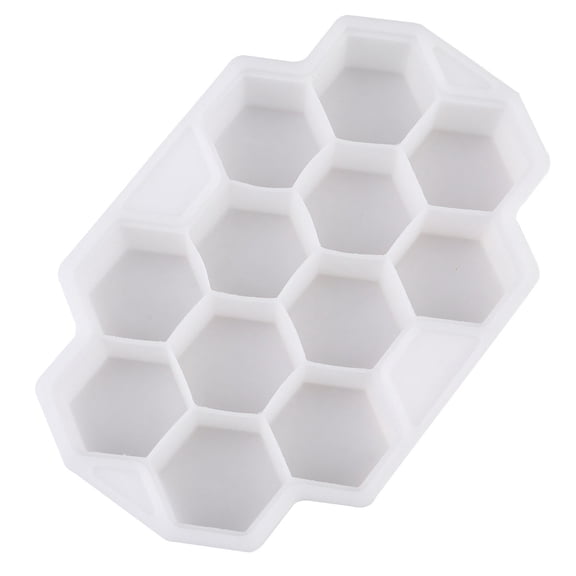 Raindrops Silicone Ice Mold with Honeycomb Shape Design for Home Use Easy to Clean and Reusable 12 Grids