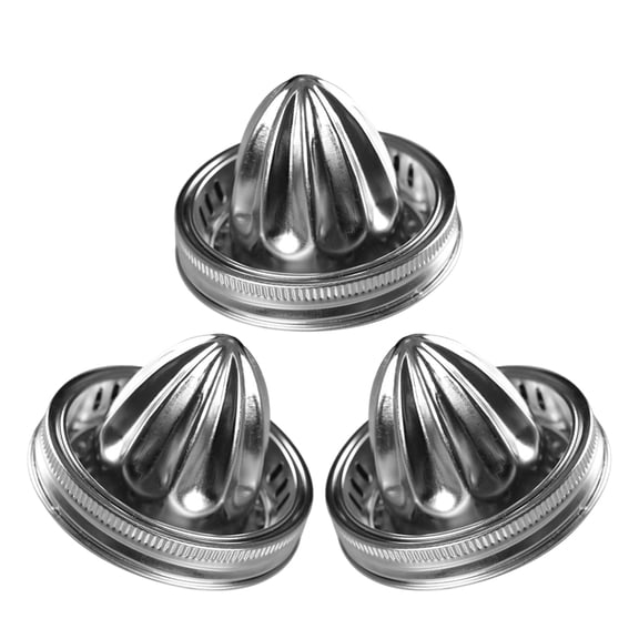 Raindrops Mason Jar Citrus Juicer Lid Iron 3Pcs for Orange Juicing