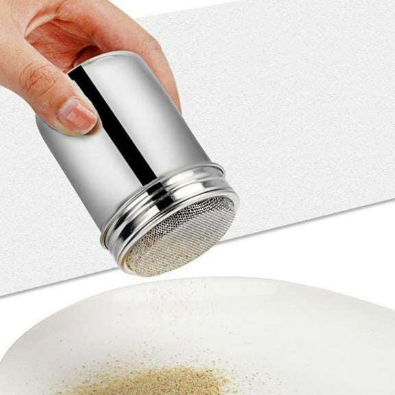 Raindrops 1Pc Food Grade Stainless Steel Seasoning Pot Kitchen Organizer with Freshness Lid