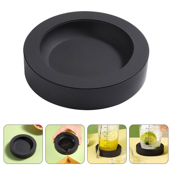 Raindrops Round Shaker Cup Coaster for Office Environment 1Set