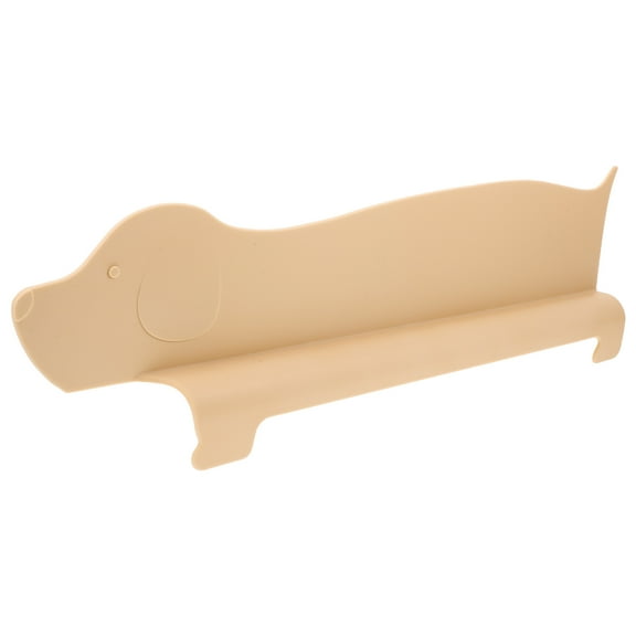 Raindrops Sink Baffle Board Silicone Khaki 1Set 19.7Inch Adjustable Length