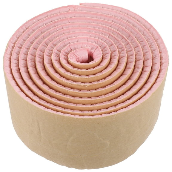 Raindrops Skirting Board Trim Adhesive Wall Floor Waterproof Peel and Stick Baseboard Molding Pink