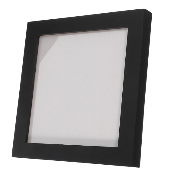 Raindrops Sleek Black Cd Organizer Frame Perfect for Photos Dvds and Vinyl Display