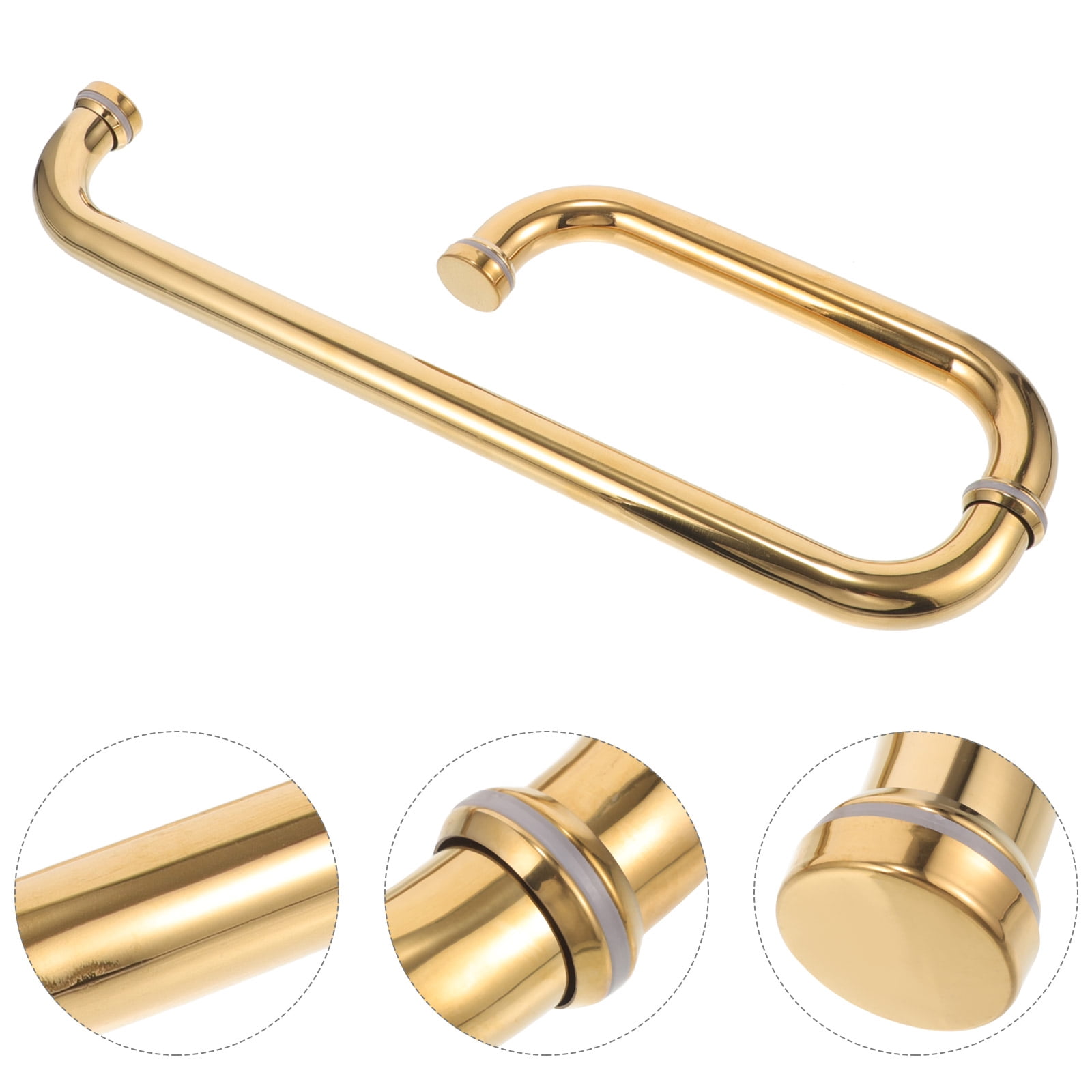 Raindrops Sliding Door Handles Replacement Interior Grip Shower Golden ...