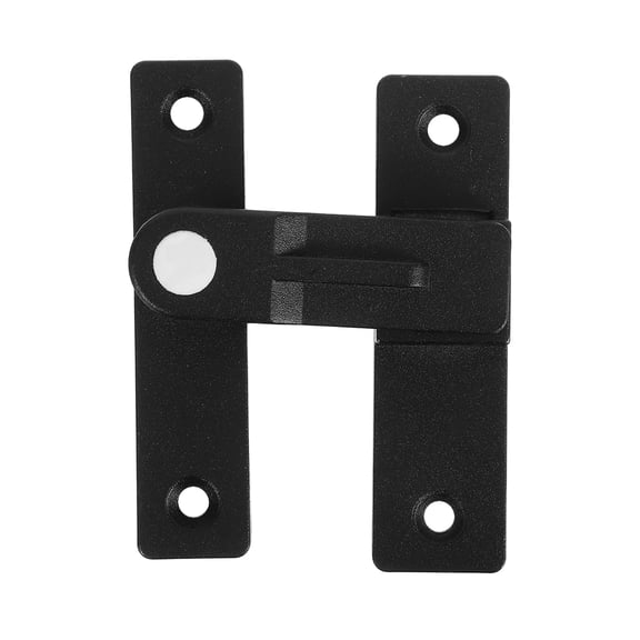 Raindrops Home Safety Door Latch in Black Zinc Alloy with Glow in The Dark Feature