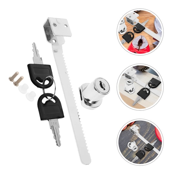 Raindrops Sliding Glass Door Lock Replacement Key for File Cabinet Security