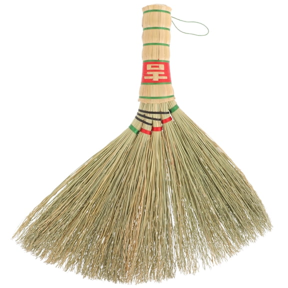 Raindrops Small Cleaning Brush Bed Broom 1Set with Sorghum Straw Material
