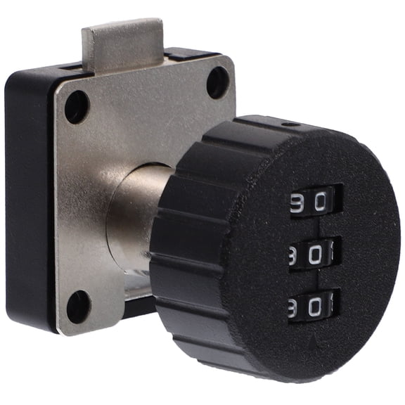 USHOBE Strong Black Combination Lock for Locker Desk Drawer and Cabinet Protects Privacy and Valuables