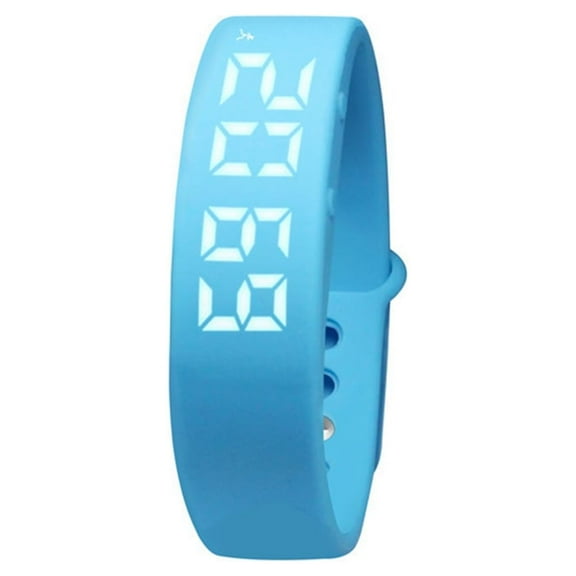 Raindrops Smart Wristband Blue with Sleep Monitor and Pedometer for Wrist Wear