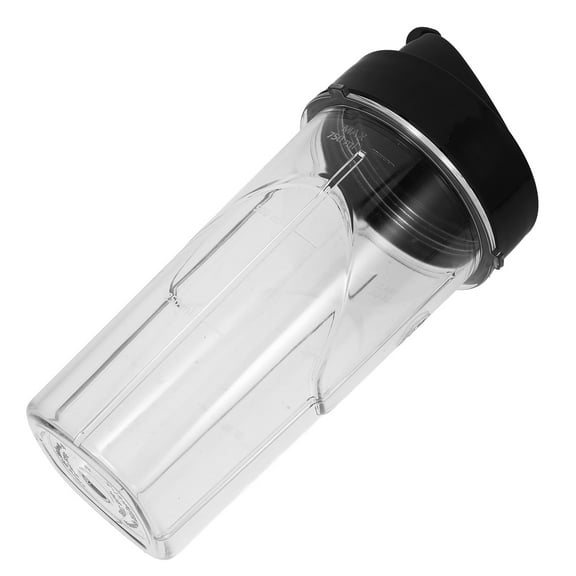 Raindrops Smoothie Cup with Lid for Blender Use Made of PP Black 1 SetCompatible with Oster Pro 1200w