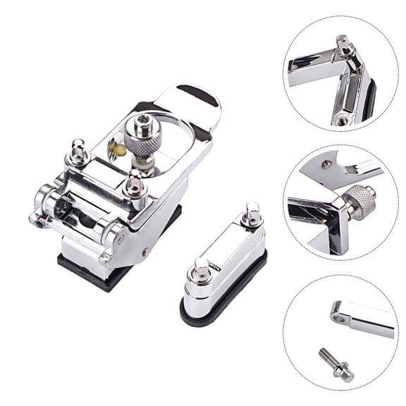 Raindrops Snare Drum Strainer Throw-off Adjustable Stainless Accessories Silver