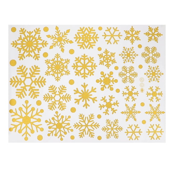 Raindrops Wall Stickers Golden 1 Sheet 23.6x17.7in