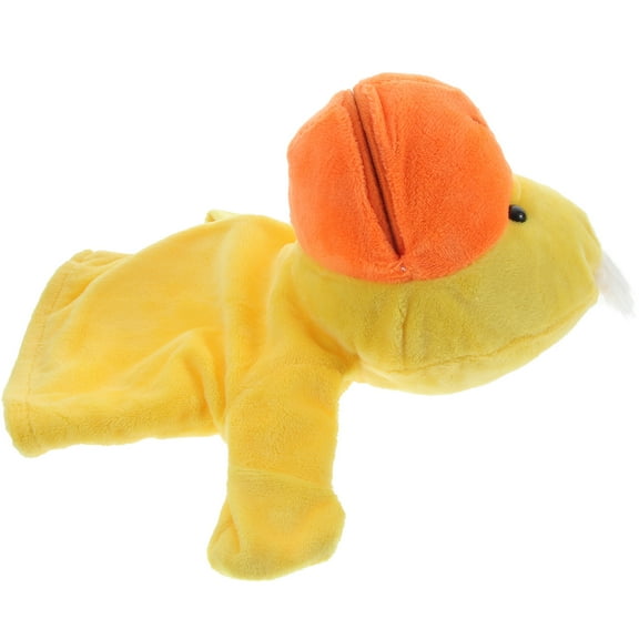 Raindrops Kids Hand Puppets Duck Shaped Hand Doll PP Cotton 1Set