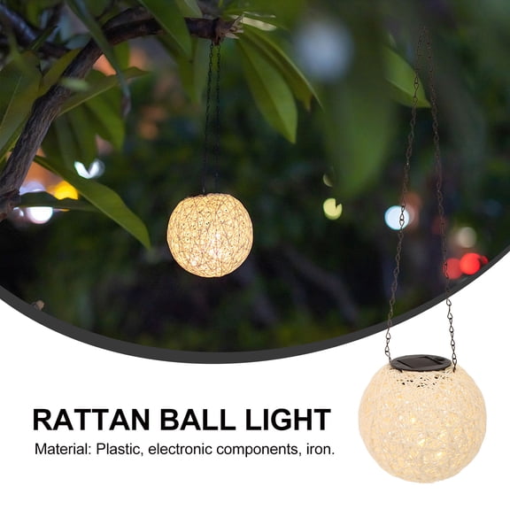 Raindrops Solar Energy Light with Warm Yellow Glow for Outdoor Decoration Sturdy Plastic and Iron Material