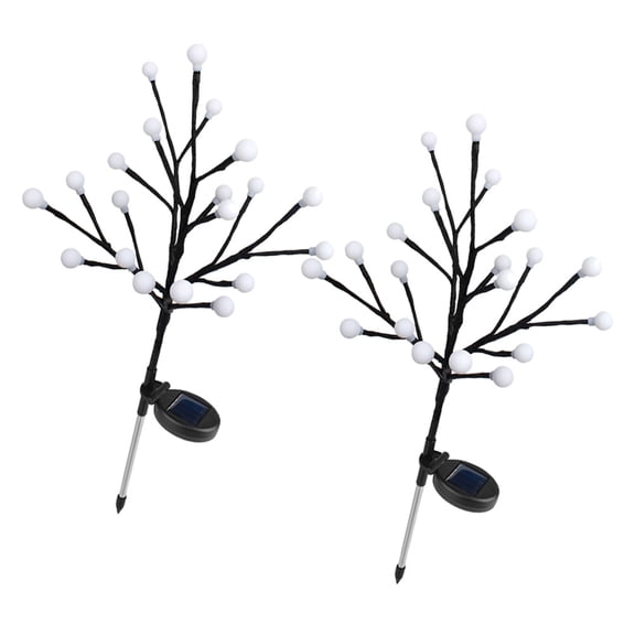 Raindrops Solar LED Lights for Garden Decoration Waterproof Iron and PP Multi Color 610 Hours Shine Artificial Branches Landscape Lamp