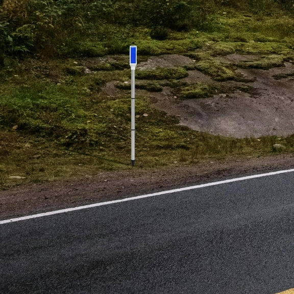 Raindrops Solar Traffic Light Solar Signal Markers Light Driveway Road Safety Light Warning Lights Lane Marker Light High Pole Sided Lawn Decor