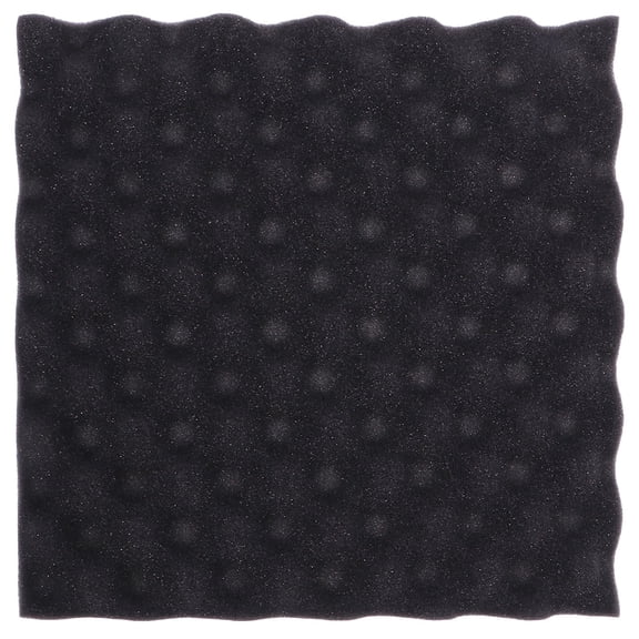 Raindrops Sound Proof Panels Cotton Black for Wall 1Pack 19.7X19.7in