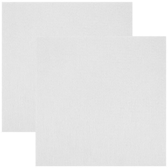 Raindrops Soundproofing Boards 2Pcs Acoustical Wall Panels White Felt For Rehearsal .8x11.8x0.35in