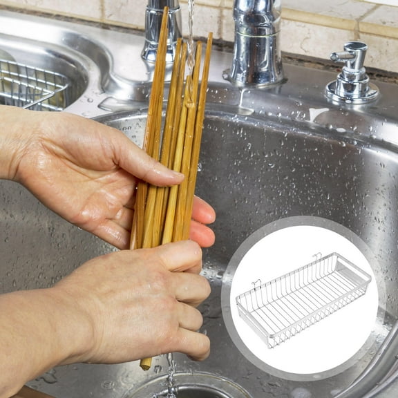 Raindrops Space Saving Silverware Holder for Homeowners Kitchen Organization 1Set