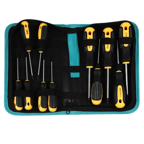 Kitandove Screwdriver Assorted Color Household Repair Tool Kit 1 Set 8.25X1.38X1.38in